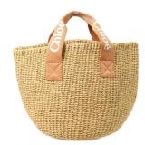 Chloe Basket Bag Raffia Brown