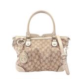 Gucci Sukey GG Canvas 2 Way Beige