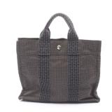 Hermes Herline PM Tote Dark Gray