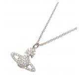 Vivienne Brass Silver Necklace