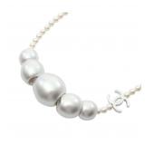 Chanel Coco Mark Pearl Silver