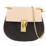 Chloe Drew Chain Shoulder Black Beige