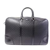 Gucci Duffle Hand Bag Black