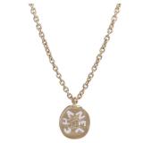 Chanel CC Metal Gold Necklace