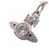 Vivienne Orb Silver Necklace