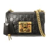 Gucci Padlock Chain Shoulder Black