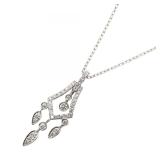 Tiffany Ribbon Necklace Yellow Gold