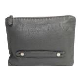 Fendi Selleria Clutch Gray