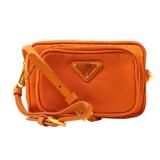 Prada Tessuto Double Bag 1N1862 Orange