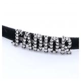 Dior J'ADIOR Choker Black Silver
