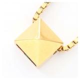 Valentino Rockstud Necklace Gold