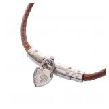Hermes Heart Padlock Choker