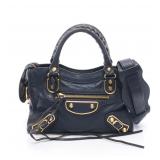 Chanel Coco Mark Rhinestone Gold
