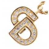 Dior CD GP Gold Necklace