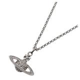 Vivienne Brass Black Necklace