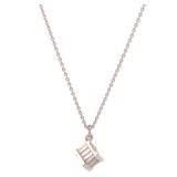 Tiffany Atlas Cube Necklace Silver