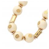 Tory Burch Logo Necklace Gold