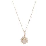 Diamond Necklace 18K White Gold