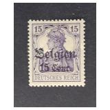 Germany Occupation of Belgium 1916 15c/15pf