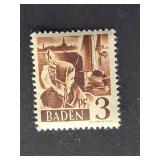 Germany Allied Occupation French Zone 1947 Baden