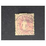 Switzerland Stamp 1901 Standing Helvetia 1Fr