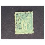 France Stamp 1876 Peace and Commerce