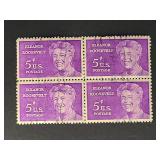 US Stamps 1963 5c Eleanor Roosevelt Block