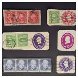 US Stamps Presidents Squares Blotcks Pairs Lot