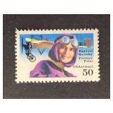 US Stamp 1991 50c Air Mail Harriet Quimby