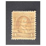 US Stamp 1932 4c Washington, Light Brown