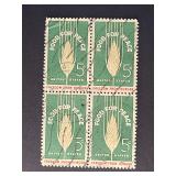 US Stamp 1963 5c Food for Peace Freedom from Huner