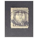 US Stamp 1932 7c Washington, Black