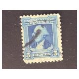 US Stamp 1932 5c Washington, Blue