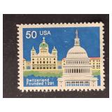 US Stamp 1991 50c Switzerland