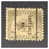 US Stamps 1923 American Buffalo - St. Louis MO