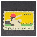 US Stamp 1969 6c Professional Baseball