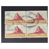 US Stamps 1962 4c New Mexico Statehood Block