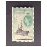 Falkland Islands Stamp 1954 John Biscoe Ship