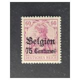 Germany Occupation of Belgium 1916 60c/75pf