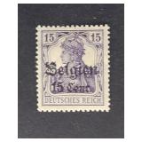 Germany Occupation of Belgium 1916 15c/15pf