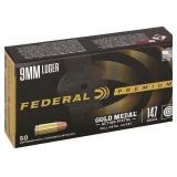 Federal Gold Medal  9MM ( 500 RDS )