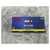 CCI Maxi Mag Varmint 22 WMR (  200 RDS )