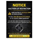 NOTICE - Some Firearms Not Visible (READ)
