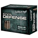 Liberty Civil Defense 9mm 50gr ( 100 RDS )
