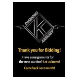 END OF AUCTION- After-Auction Info