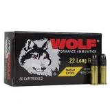 Wolf Match Extra 22 LR ( 1250 RDS )