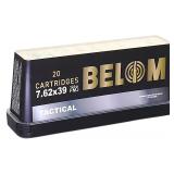 Belom 7.62x39mm 123gr FMJ  ( 560 RDS )