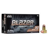CCI Blazer Brass 45 ACP FMJ ( 500 RDS )