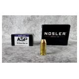 Nosler ASP 45 Auto 185gr ( 40 RDS )