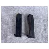 ( 2 ) 9mm Mags 16 Rounds